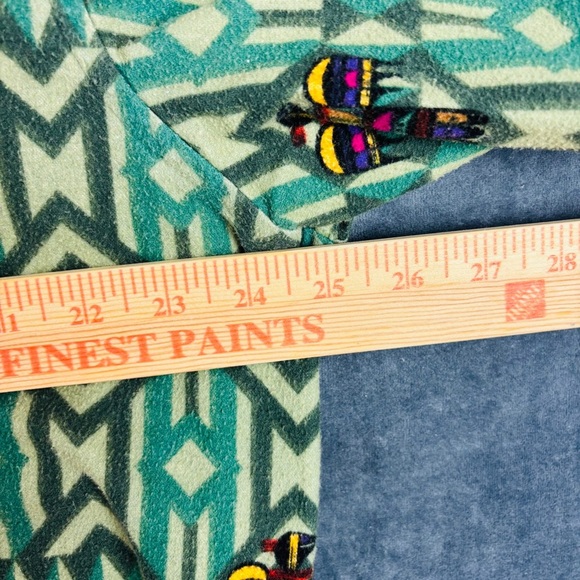 VTG EUC Nautica Men’s Green Patterned Casual Flannel Button Down Shirt Sz XL - Picture 2 of 7